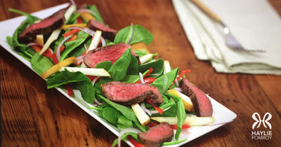 Steak and Spinach Salad - Steak and Spinach Salad
