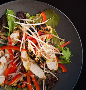 Tangy Grilled Thai Chicken Salad - Tangy Grilled Thai Chicken Salad