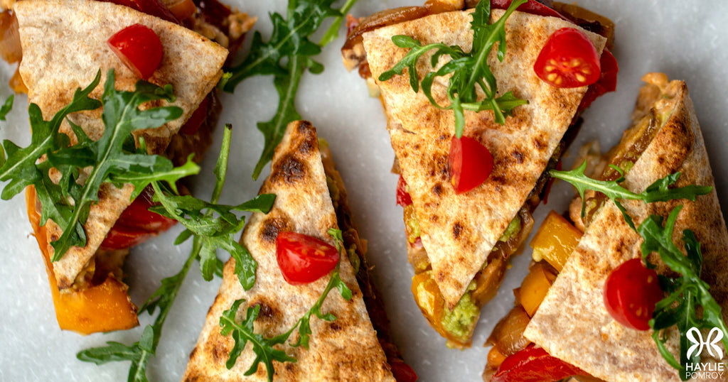 Smoky White Bean and Veggie Quesadillas