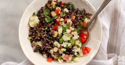 Wild Rice and Black Bean Salad - Wild Rice and Black Bean Salad