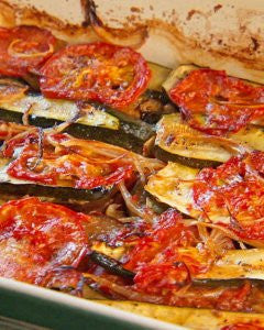 Char Baked Tomato, Zucchini and Eggplant - Char Baked Tomato, Zucchini and Eggplant