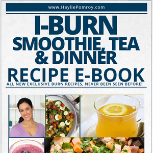 I-Burn Smoothie, Tea & Dinner Recipe E-Book